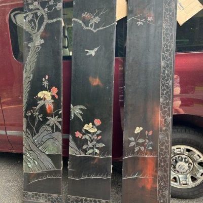 HC-001 — Shanghai Eight-Panel Carved Lacquer Screen (view 18)