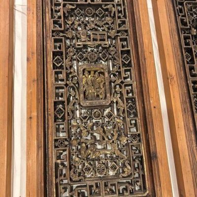 HC-002 — Chinese Architectural Carved Shutters, Set of Four (view 15)