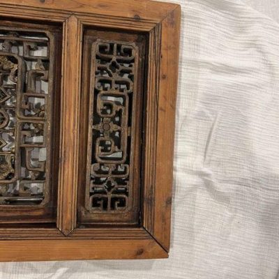 HC-002 — Chinese Architectural Carved Shutters, Set of Four (view 17)