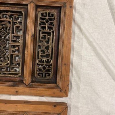 HC-002 — Chinese Architectural Carved Shutters, Set of Four (view 19)