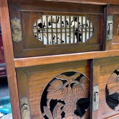 HC-003 — Chinese Crane-Motif Cabinet (view 8)