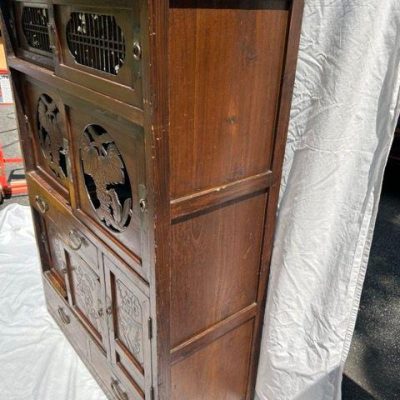 HC-003 — Chinese Crane-Motif Cabinet (view 12)