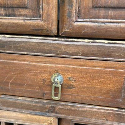 HC-005 — Chinese Lattice Door Cabinet (view 11)