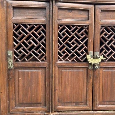 HC-005 — Chinese Lattice Door Cabinet (view 14)