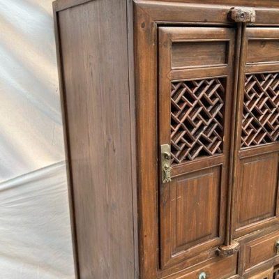 HC-005 — Chinese Lattice Door Cabinet (view 23)