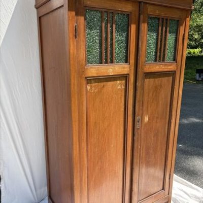HC-006 — Chinese Green-Glass Display Cabinet (view 2)