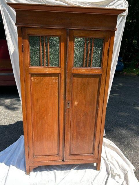 HC-006 — Chinese Green-Glass Display Cabinet