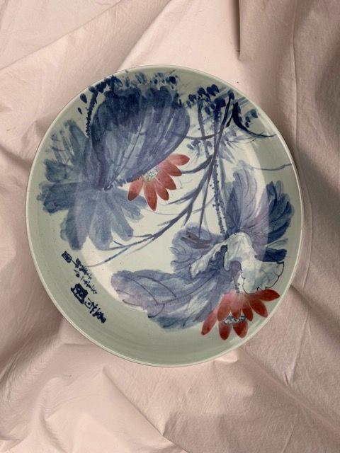 HC-010 — Chinese Lotus Platter