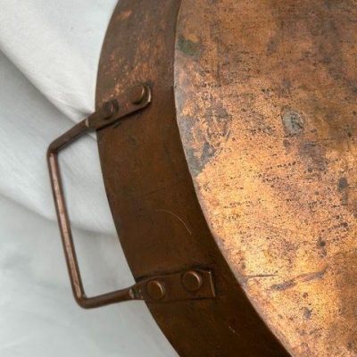 HC-014 — Heavy Chinese Copper Platter with Handles (view 7)