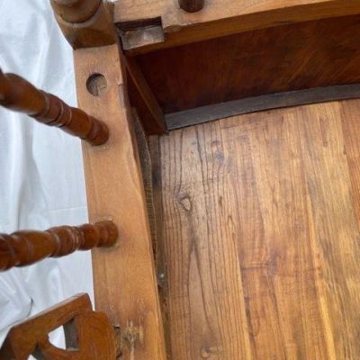 HC-016 — Chinese Wooden Cradle (view 21)