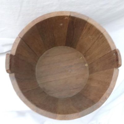 HC-021 — Chinese Wooden Lidded Bucket (view 5)