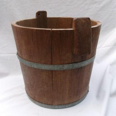 HC-021 — Chinese Wooden Lidded Bucket (view 10)