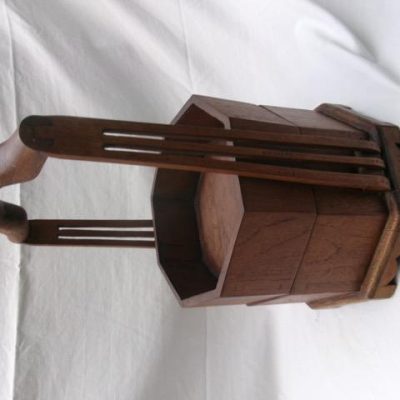 HC-027 — Chinese Wooden Sectional Food / Storage Carrier (view 6)