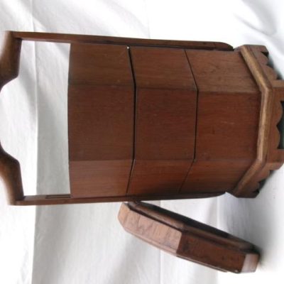 HC-027 — Chinese Wooden Sectional Food / Storage Carrier (view 8)